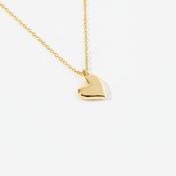 18K GOLD RHODIUM  HEART OF THE STORM PENDANT NECKLACE