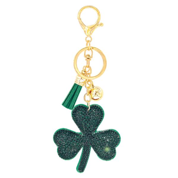 THREE LEAF CLOVER KEYCHAIN