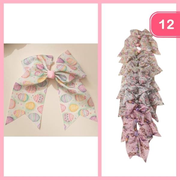 EASTER DAY HAIR BOW (12 UNITS)