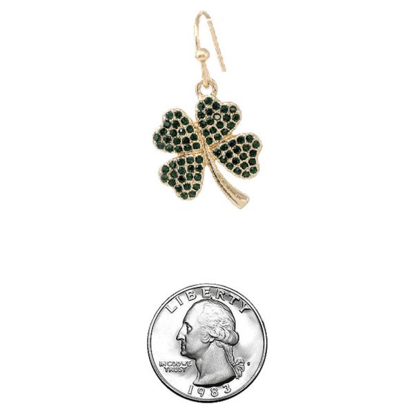 ST. PATRICK PAVE EARRING