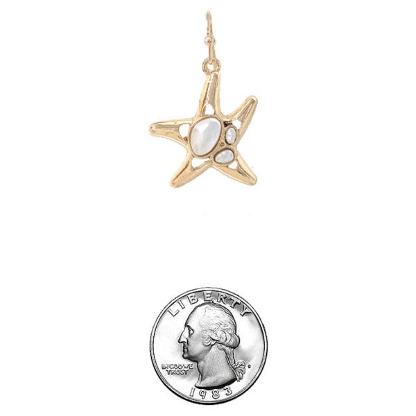 SEA LIFE PEARL DANGLE EARRING