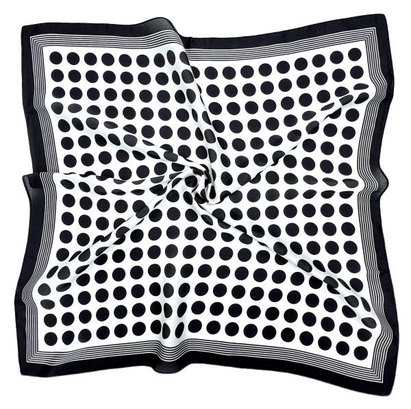 POLKA DOT SQUARE SCARF
