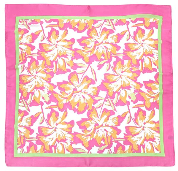 HAWAIIAN PRINT SQUARE SCARF