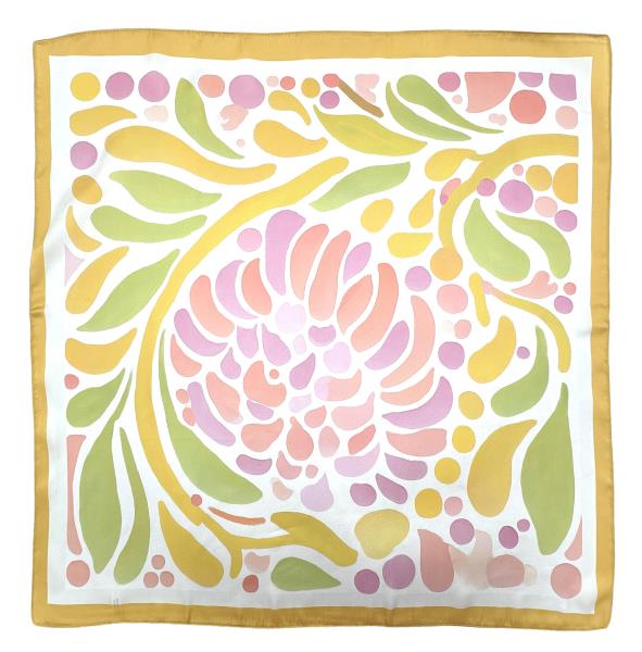 BLOOM PRINT SQUARE SCARF