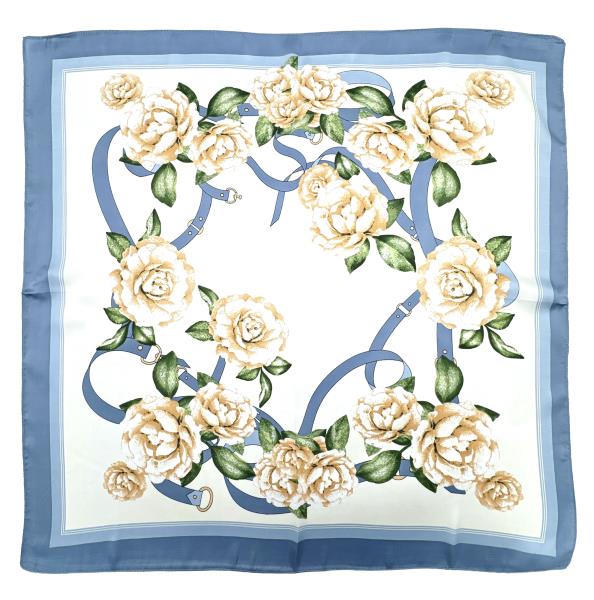 FLORAL PRINT SQUARE SCARF