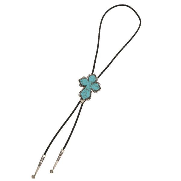 TURQUOISE CACTUS SHAPE WESTERN NECKLACE