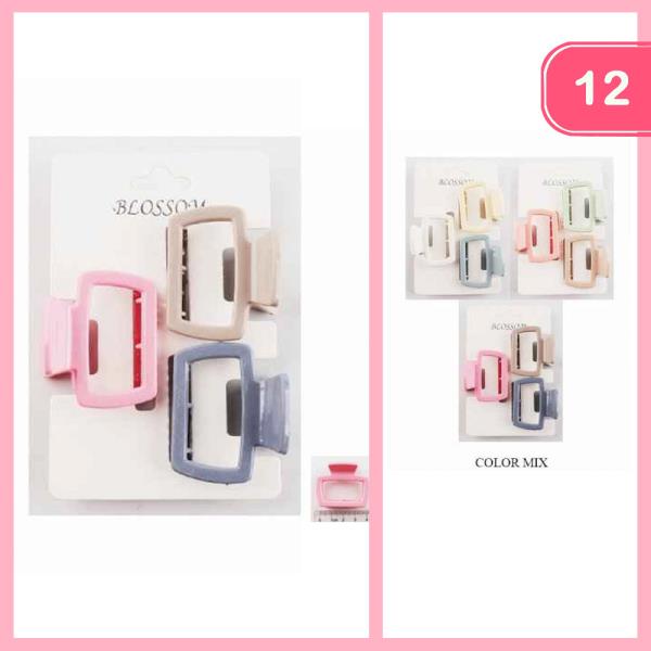 HAIR CLAW CLIP (12 UNITS)