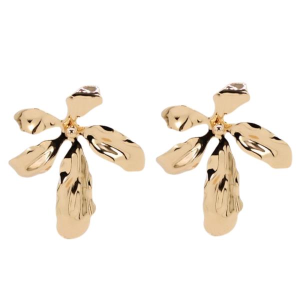 FLOWER METAL EARRING