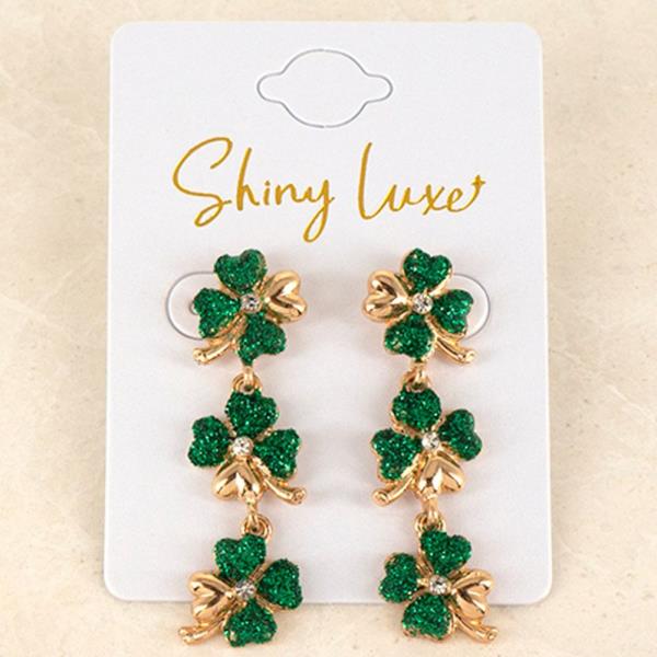 CLOVER LINK DANGLE EARRING