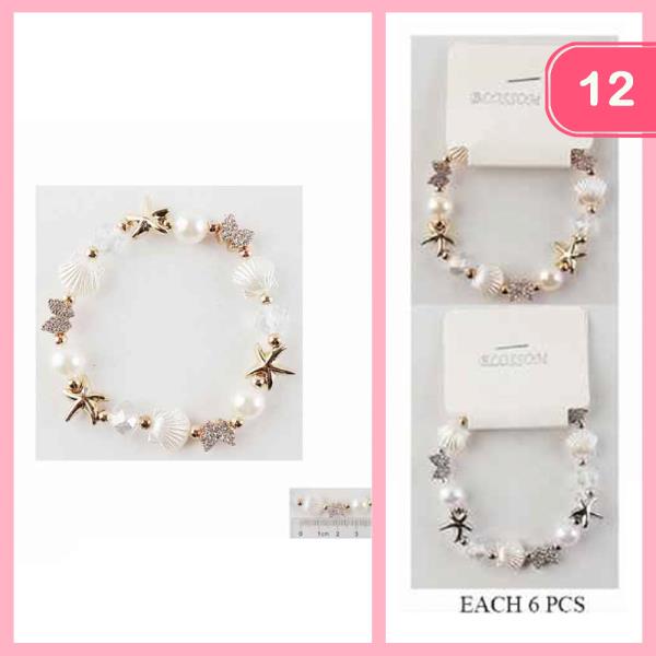 SEALIFE BEADED BRACELET (12 UNITS)