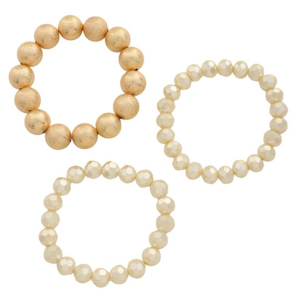 MIXED BEAD BRACELET SET