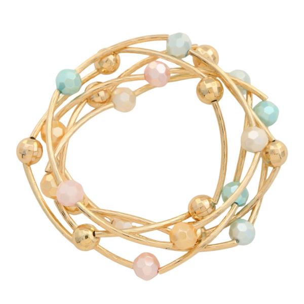 MIXED BEAD BRACELET SET