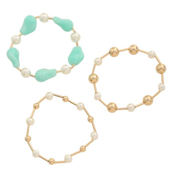 PEARL MIXED BEAD BRACELET