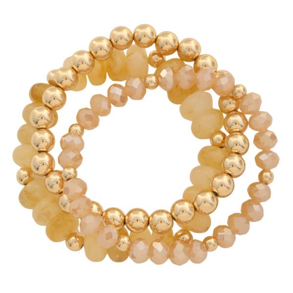 MIXED BEAD BRACELET SET