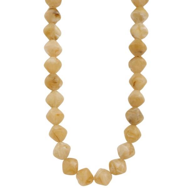 ACETATE BEAD NECKLACE