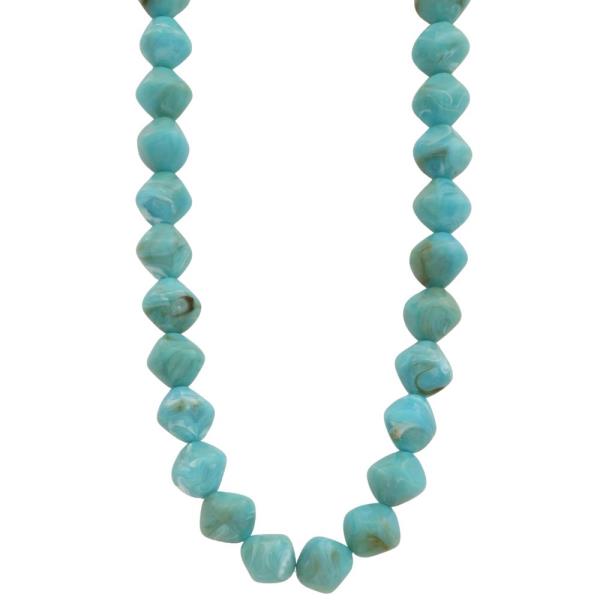 ACETATE BEAD NECKLACE
