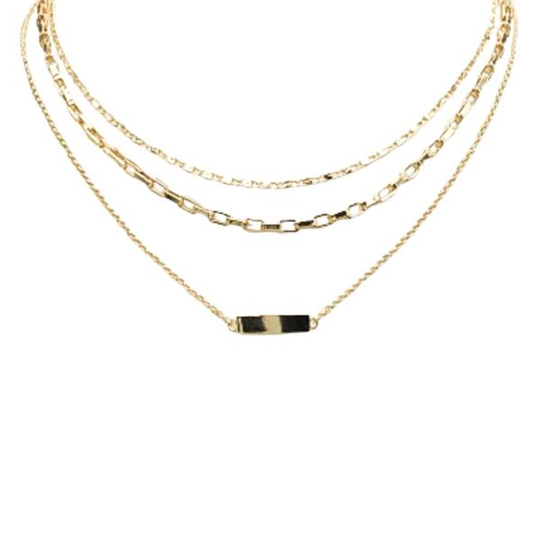 LAYERED PENDANT NECKLACE