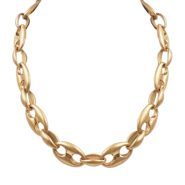 OVAL LINK CHAIN NECKLACE