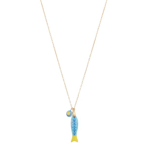 FISH CHARM NECKLACE