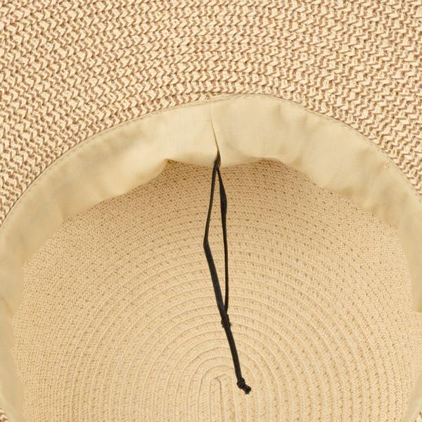 CC TWO TONE SUN HAT WITH SUEDE BRAND