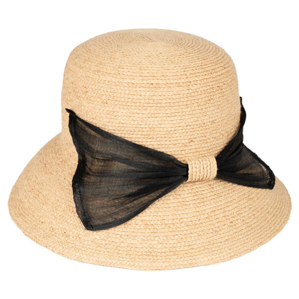 CC RAFFIA SUN HAT WITH BOW