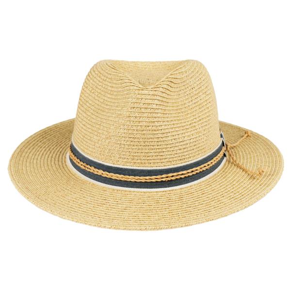 CC PANAMA STRAW BAND HAT