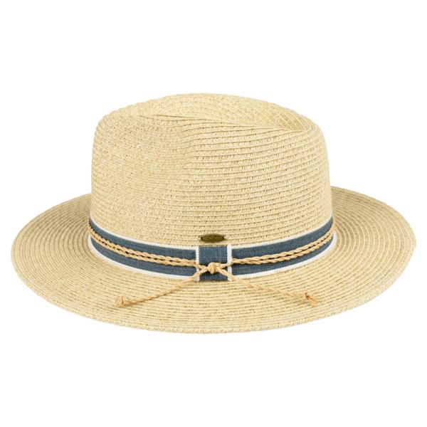 CC PANAMA STRAW BAND HAT