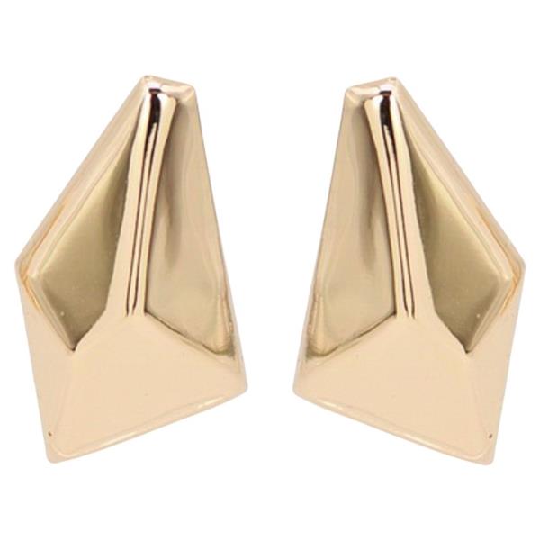 METAL GEOMETRIC STUD EARRING