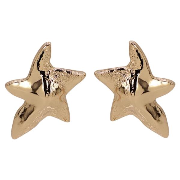METAL STAR STUD EARRING