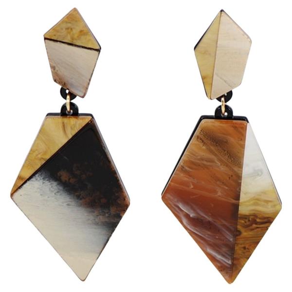 MOOSIC ACRYLIC EARRINGS