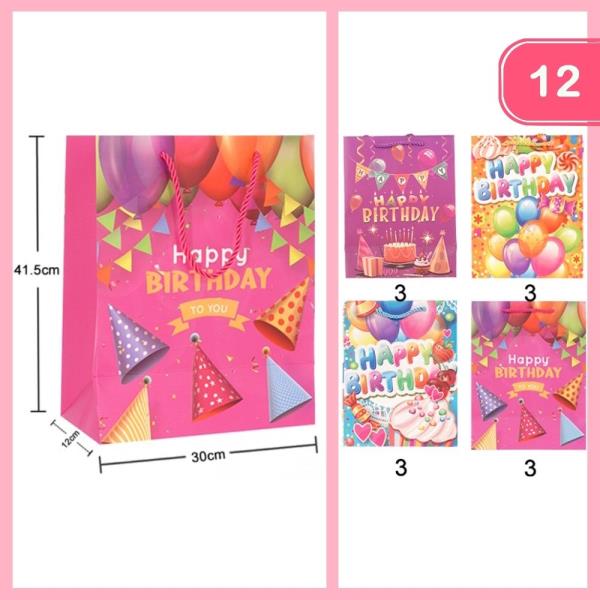 BIRTHDAY GIFT BAG (12 UNITS)