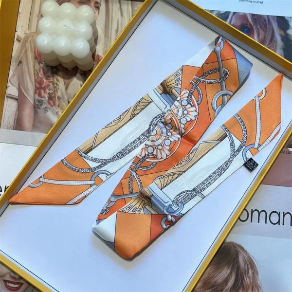 MULTI PATTERN SKINNY SCARF