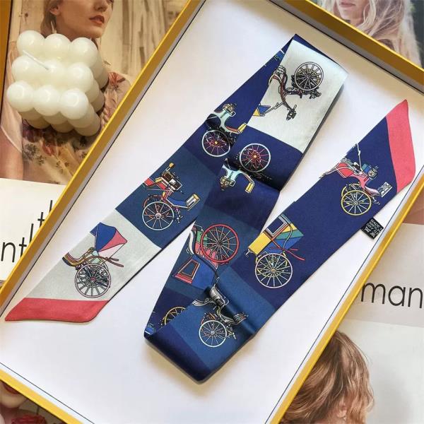 MULTI PATTERN SKINNY SCARF