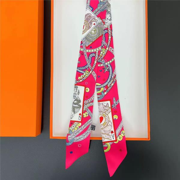 MULTI PATTERN SKINNY SCARF