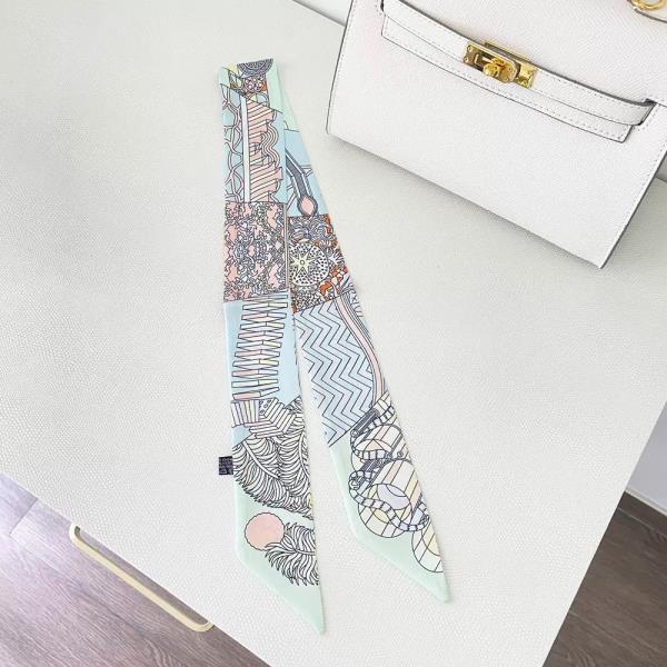 MULTI PATTERN SKINNY SCARF