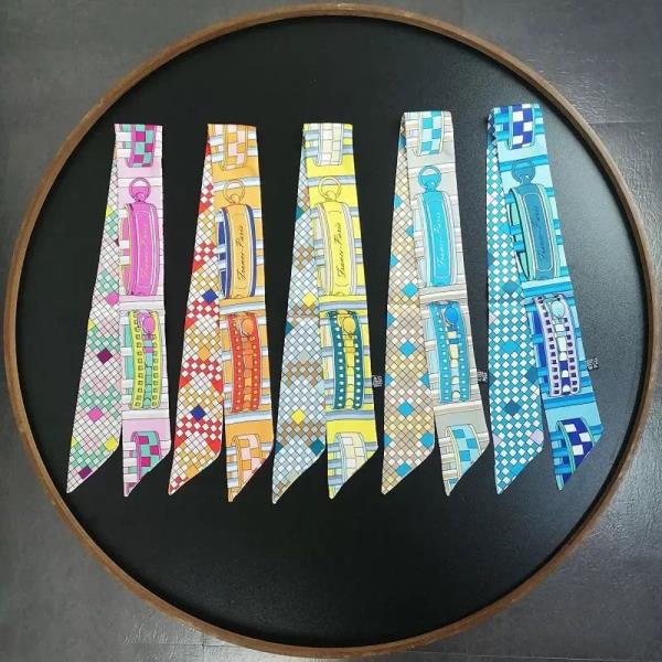 MULTI PATTERN SKINNY SCARF