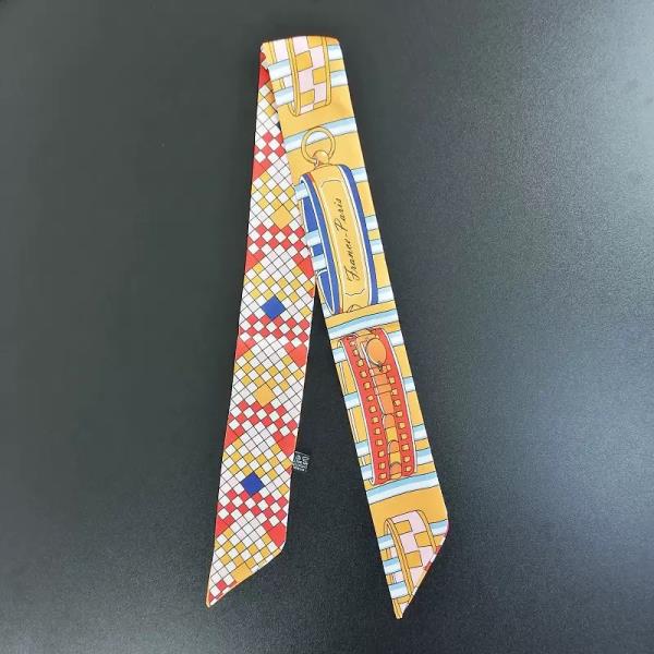 MULTI PATTERN SKINNY SCARF