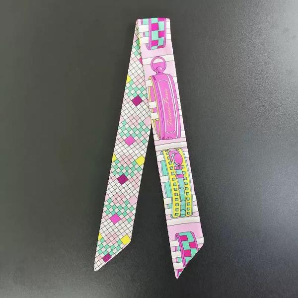 MULTI PATTERN SKINNY SCARF