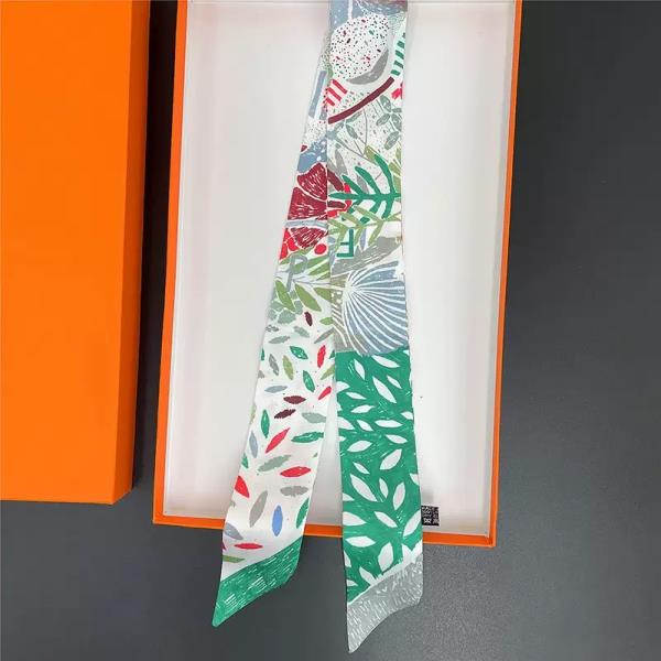 MULTI PATTERN SKINNY SCARF