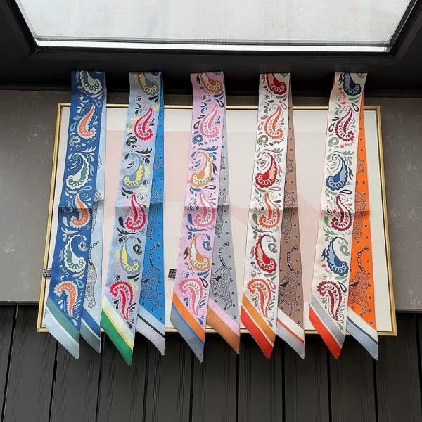 MULTI PATTERN SKINNY SCARF