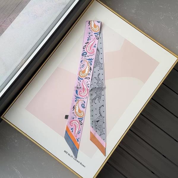 MULTI PATTERN SKINNY SCARF