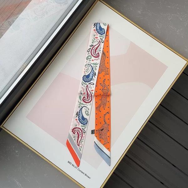 MULTI PATTERN SKINNY SCARF