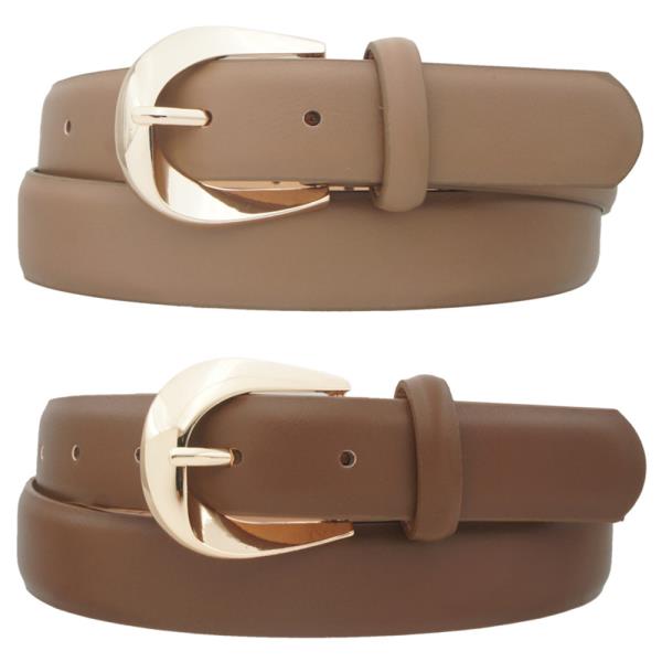 3D CURVE U BUCKLE DUO BELT