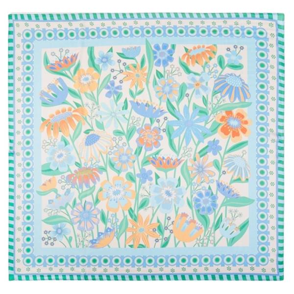 RETRO FLORAL PRINT BANDANA