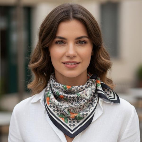 MEDITERRANEAN MOSAIC PRINT BANDANA