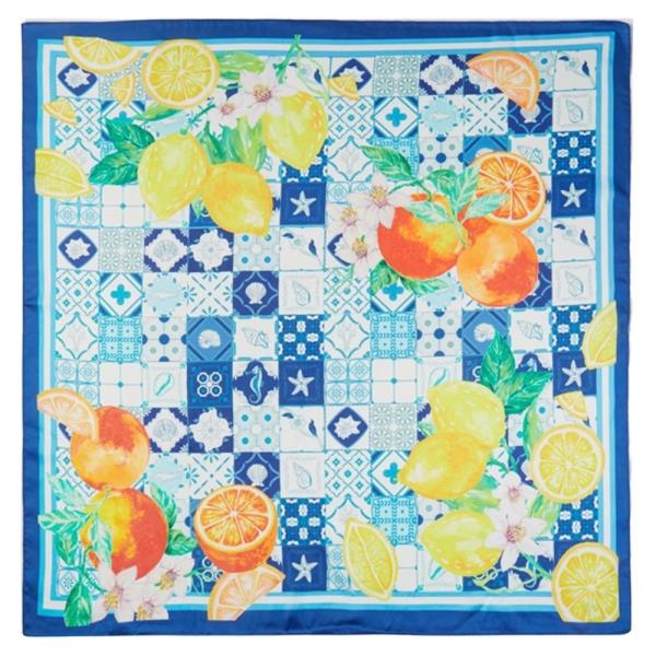 CITRUS MOSAIC PRINT BANDANA