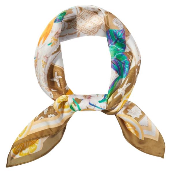 CITRUS MOSAIC PRINT BANDANA