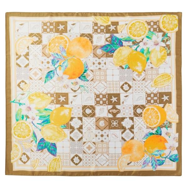 CITRUS MOSAIC PRINT BANDANA