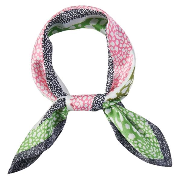 ABSTRACT LEOPARD PRINT BANDANA