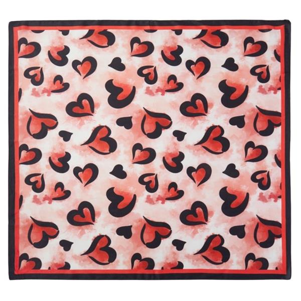 HEART PRINT BANDANA